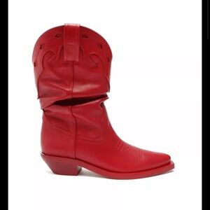 SCHUTZ Red Ankle Boots